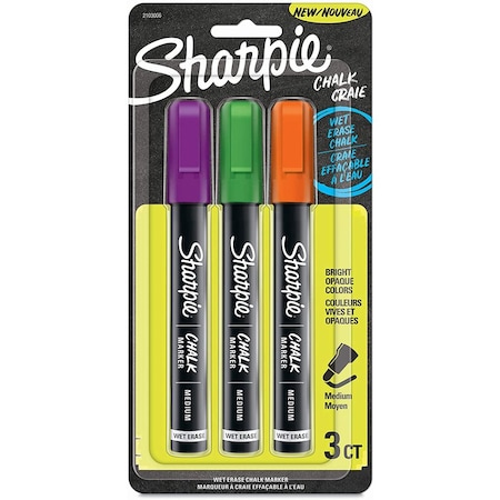 Sharpie Sharpie Assorted Medium Tip Chalk Marker 3 pk 2103006